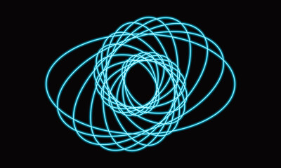 Wall Mural - Spirograph abstract element. Can be used as a protective layer for documents. Vector illustration	