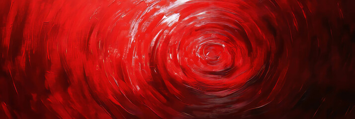 Poster - Crimson arcs create a mesmerizing overlay texture inviting emotional depth and intrigue