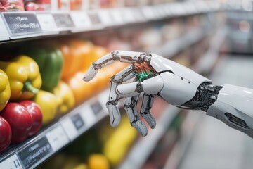Poster - futuristic technology in smart retail for high growth selling rate by using ai artificial intelligen