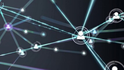 Poster - Connections and Networks in Digital Space Representing Communication