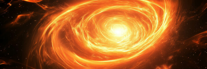 Poster - Enchanting portal radiating vibrant colors and energy against a cosmic backdrop