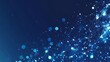 © Anugrah - Network connection, glowing nodes, dark blue background, tech concept