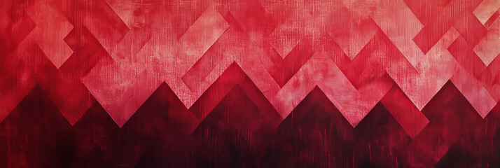 Leinwandbilder - Subtle crimson zigzag texture creates a unique visual effect for artistic backgrounds