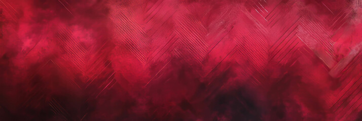 Poster - Subtle crimson zigzag overlay texture creates a dynamic visual effect in design work