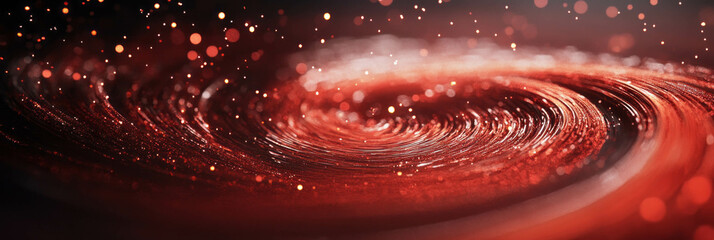 Fototapete - Swirling red sparks create a dynamic overlay texture perfect for creative designs