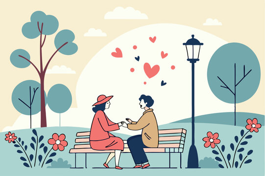 Happy Valentine's Day of Couples in Romantic