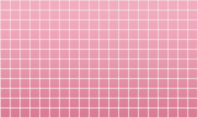 Pink ceramic tile background. Square mosaic pattern for home interior