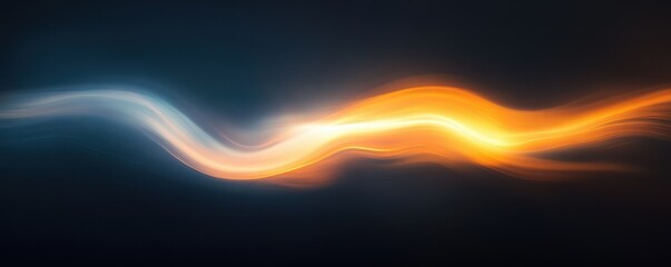 Poster - Dynamic abstract light waves in dark space