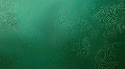 Poster - Light green swirling lines forming mesmerizing overlapping concentric circles against gradient background, representing contemporary graphic design elegance