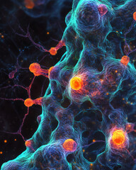 Poster - Exploring the intricate evolution of neuro-maps through colorful visualization