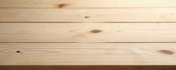 Aufkleber - Light wood texture shows natural pattern. Panoramic wooden background. Timber hardwood surface with abstract wallpaper pattern. Boards oak interior spruce. Rustic weathered vintage style. Plank