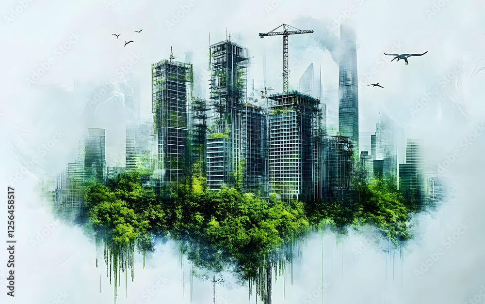 Curated visual reference: Eco Conscious Condo Construction Methods Reference: Blueprints Emphasizing Green Building Techniques And Sustainable Construction Methods For