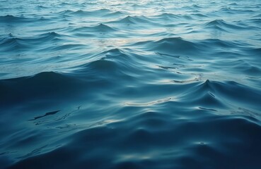Aufkleber - Abstract background of seawater flow under light exposure. Shiny, wet sea surface, sun reflects on water waves creating cool rippled turquoise texture, motion and vibrant feel.