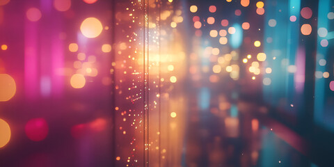 abstract background with bokeh