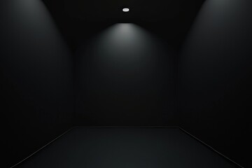 Wall Mural - a dark section featuring a blank area.