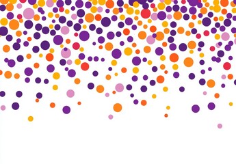 Wall Mural - modern abstract pattern with a halftone texture of colorful dots