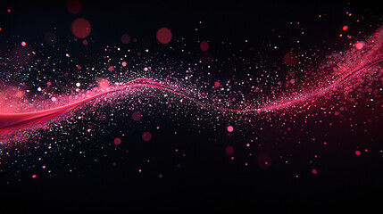 Abstract technology particles mesh background, showcasing digital flow and network connections in a modern and high-tech visual style.
