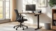 © Berkah - Ergonomic adjustable standing desk setup for a modern office space