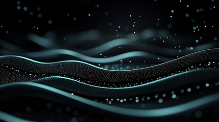 Abstract technology particles mesh background, showcasing digital flow and network connections in a modern and high-tech visual style.
