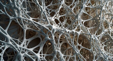 close up of a fishing net