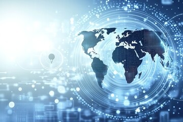Poster - Global network connection and digital innovation