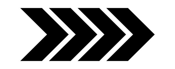 Fototapete - Abstract arrow speed icon. Sideways Arrow icon Striped direction sign, Turn right symbol. Data transfer technology concept. Vector element
