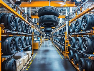 Poster - Automated Tire Warehouse: Efficient Storage and Retrieval System for Automotive Industry