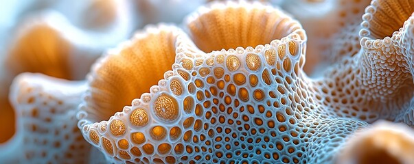 Wall Mural - marine hard organic close-up view of colorful coral structure in a vibrant marine environment underw
