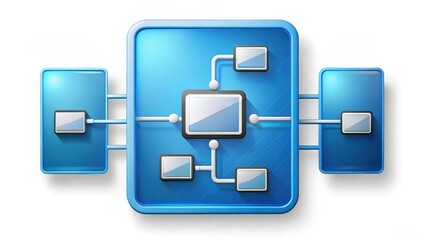 Poster - Abstract Network Diagram