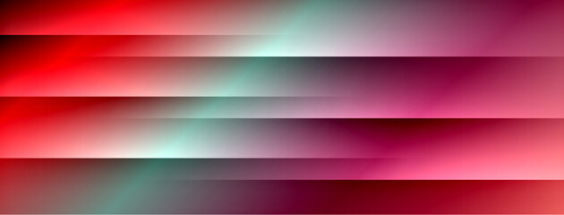 Poster - Dynamic shadow lines with gradient colors geometric background