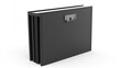 © Nurul - Closed black book, isolated, 3D render, office supplies