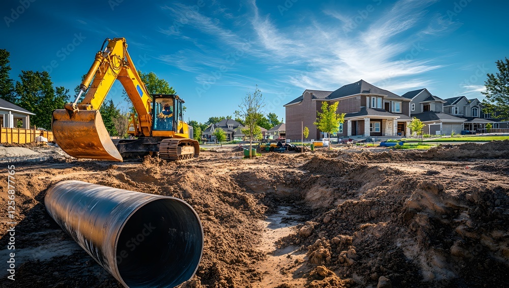 Major Infrastructure Development Project Excavation and Pipelaying for ...