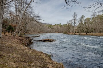 Wall Mural - river water