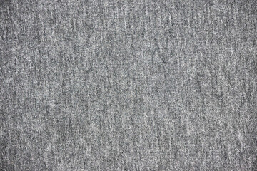 Poster - close up abstract gray cotton heather texture background. black and white texture knit fabric patter