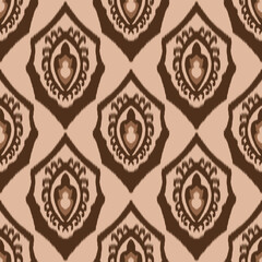 Wall Mural - Geometric ethnic oriental ikat pattern traditional Design for background,carpet,wallpaper,clothing,wrapping,Batik,fabric,Vector illustration.embroidery style