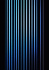 Fototapete - Abstract blue vertical light streaks on black background. (1)