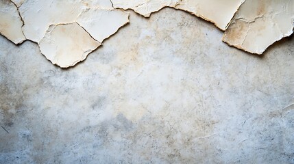 Poster - Textured Background with Peeling Paint and Raw Concrete Surface in Earthy Tones : Generative AI