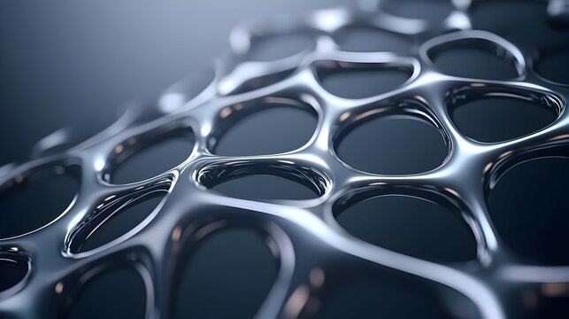 Abstract Metallic Cellular Design