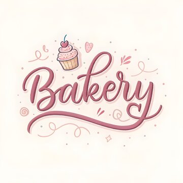 Whimsical Cursive Typeface for a Bakery Brand Name