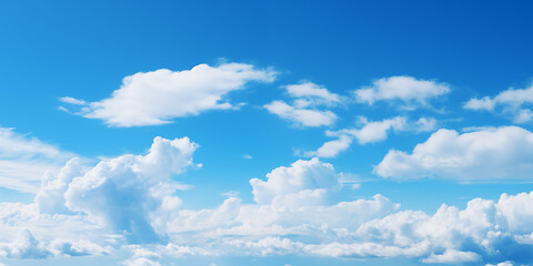 Wall Mural - blue sky with white cloud background. white cloud with blue sky background.