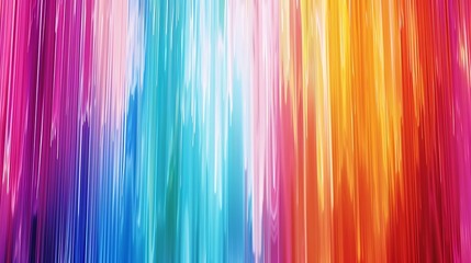 Wall Mural - A radiant pastel neon rainbow gradient with soft light diffusion and a silky smooth texture, forming a seamless abstract art piece, set against a clean white backdrop, 8k UHD, suitable for high-qualit