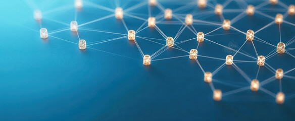Aufkleber - Network Connectivity and Teamwork in Modern Business Community