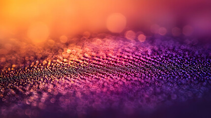 Poster - Abstract purple-orange bokeh texture background