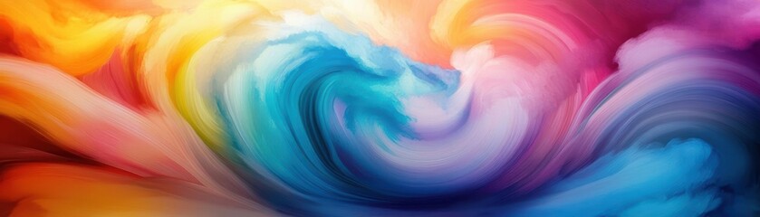 Aufkleber - Colorful abstract paint background with splashes and strokes in various shades and textures