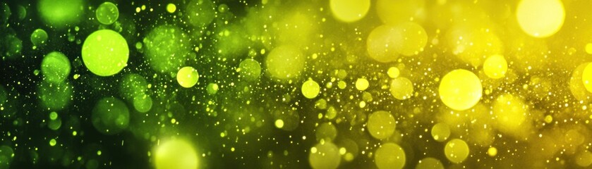 Poster - Abstract glowing bokeh lights create a dreamy background effect