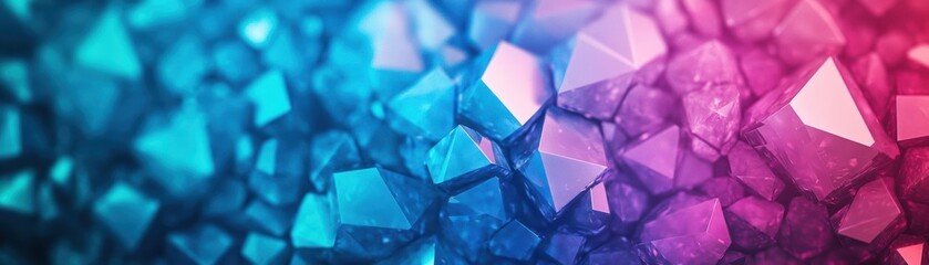 Poster - Colorful abstract background featuring geometric triangles in bright vibrant colors and patterns