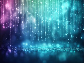 Leinwandbilder - Abstract background featuring colorful lights in various shapes and patterns for creative design projects