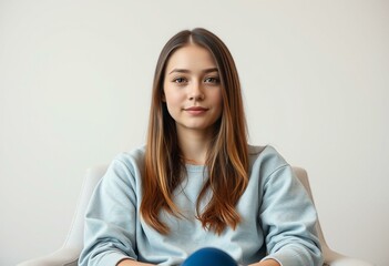 Wall Mural - Portrait of a 20-year-old female student