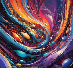 Poster - Illustration of abstract technology background.