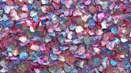 Poster - Iridescent glitter in shades of pink blue and purple